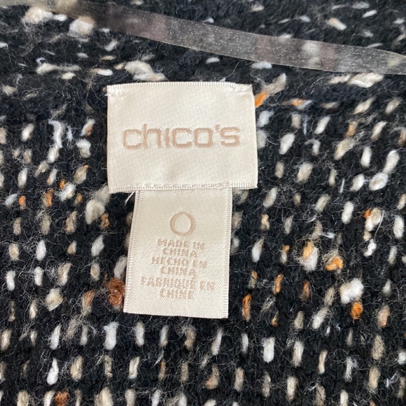 Chico's Fringed Tweed Kinsley Cardigan - Picture 7 of 9